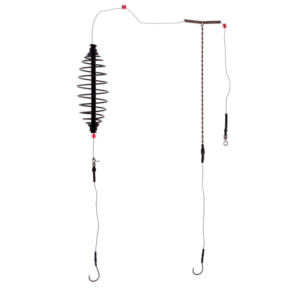 Homyl Carp Fishing Feeder Fishing Bait Lure Cage Fishing Hair Rig