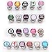 6 Pack Of Bad Word Tongue Ring Bulk #10
