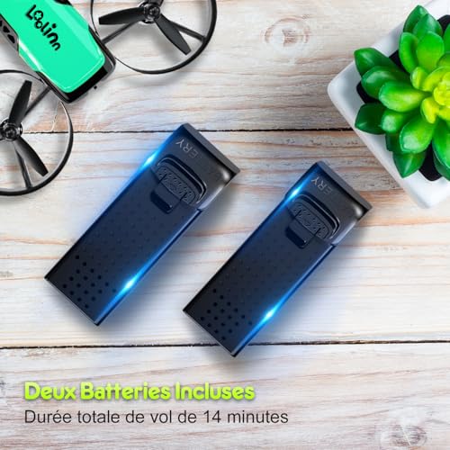 Loolinn | Drone with Camera for Children Gift (8+) - Mini Drone, Remote Controlled Flight, Easy to Flight, Two Batteries, C0 Approved Certification (Gift for Boys and Girls)