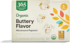 365 by Whole Foods Market, Popcorn Microwave Organic 3 unidades, 10.5 onzas