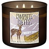 Bath and Body Works 2018 Holiday Limited Edition 3-Wick Candle (Campsite Coffee)