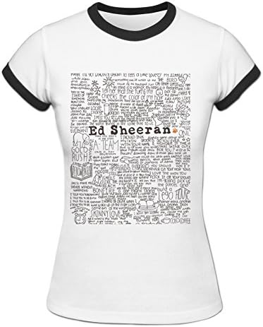 Unlocked Will Women's DIY Ed Sheeran Cotton T Shirt XXL White