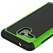 Alcatel Onetouch Pixi Glory Case, Alcatel One Touch Flint Case, Alcatel Fierce XL Case, CoverON [HexaGuard Series] Slim Hybrid Hard Phone Cover Case for Alcatel One Touch Fierce XL Neon Green