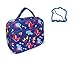Keeli Kids Dino Lunch Box Insulated Lunchbox Reusable Cooler Bag Kit Back to School Elementary Toddler Boys & Girls in Blue Dinosaurs