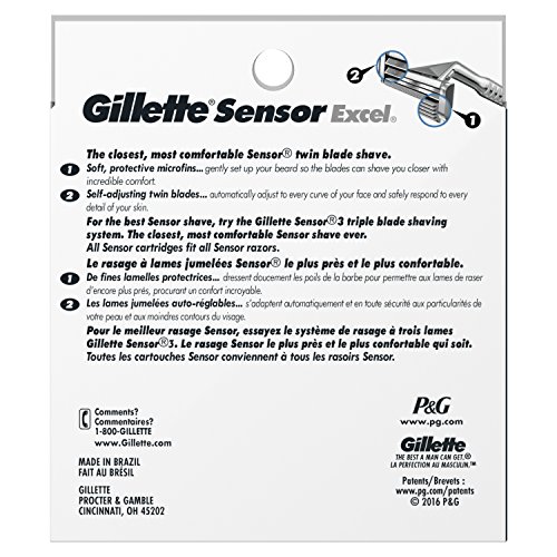 Gillette Sensor Excel Razor Blades - Image 2