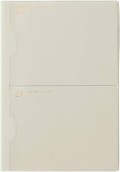 Amazon ラコニック 手帳 21年 A5 マンスリー ポケット 白 Lamd59 100wh 年 12月始まり 手帳 文房具 オフィス用品