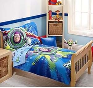 Amazon.com : Disney Toy Story Power Up 4-Piece Toddler Bedding Set : Baby Amazon.com : Disney Toy Story Power Up 4-Piece Toddler Bedding Set : Baby