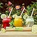 Bambaw Bamboo Reusable Straws - Eco-Friendly Long Straws with Cleaner Brush | Biodegradable Alternative - 6 x 5.5
