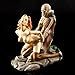 Gudessly Funny Dracula Lover Statues Polyresin Home Furnishing Resin Skull Ornaments Collection
