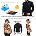 Ctrilady Men's Neoprene Wetsuit Jacket with Front Zipper and Long Sleeves for Swimming, Snorkeling, and Surfing(Black, 2XL)
