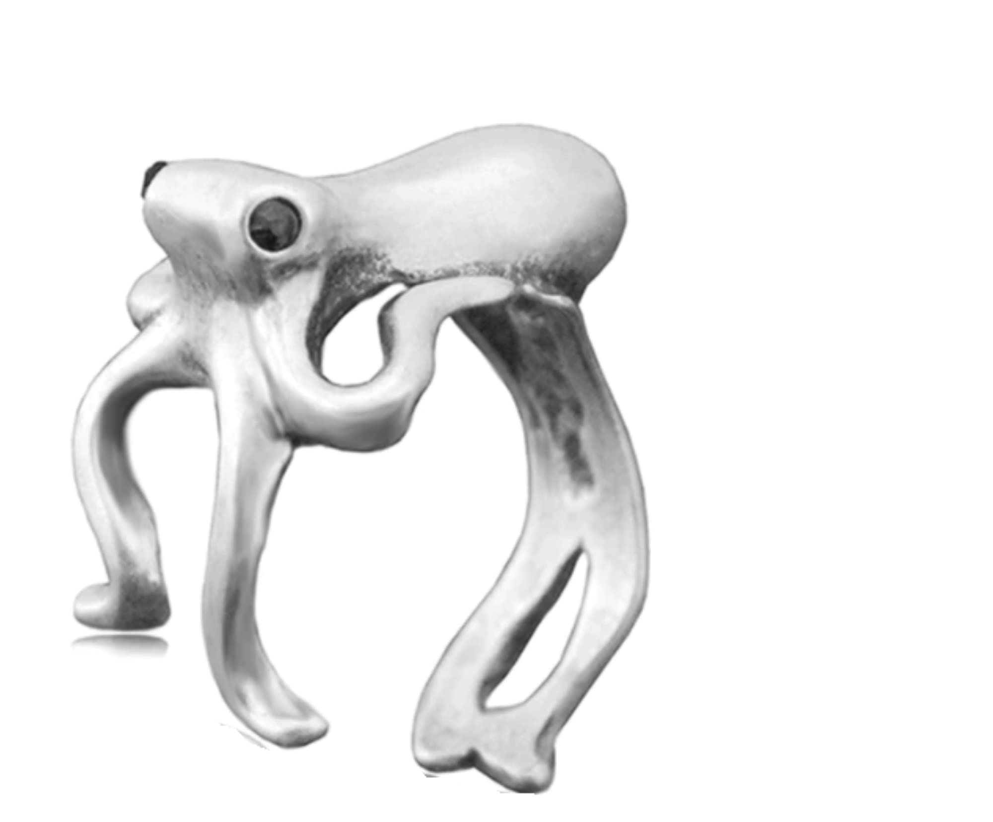 CrownOfRibbons Octopus Jewellery for Women, Adjustable Sea Life Marine Beach Jewellery