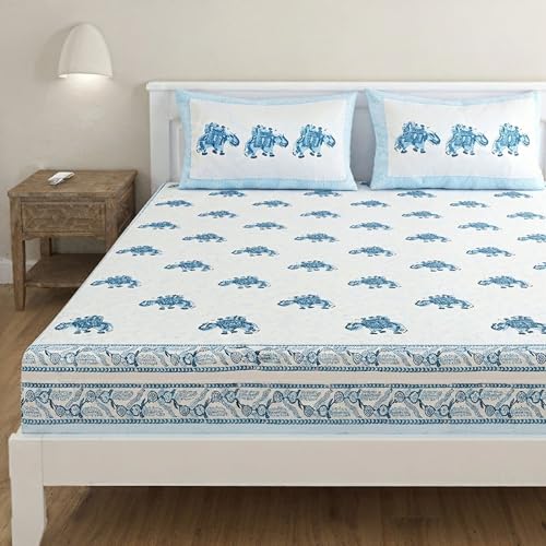 LOVENSPIRE Indian Hand Block Printed Sheet Set