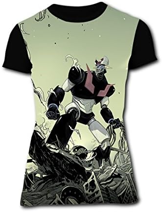 ZeroBNB Mazinger Z Casual T-Shirt Short Sleeve for Womens
