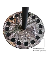 Rush Creek Creations Realtree Camo   Caña de pescar redonda de 16 unidades
