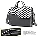 CoolBELL 17.3 Inch Nylon Laptop Bag Shoulder Bag With Strap Multicompartment Messenger Hand Bag Tablet Briefcase For iPad Pro/laptop/Macbook/Ultrabook/Men/Women/College (Grey Wave)