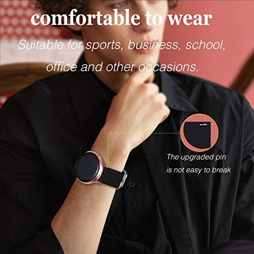 HSWAI 10 Colors Compatible with Samsung Galaxy Watch Active Bands/Active 2 Watch Bands 40mm 44mm / Galaxy Watch 4 Band… - Image 4