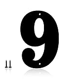 10 Inch Metal House Numbers, House Address Letters