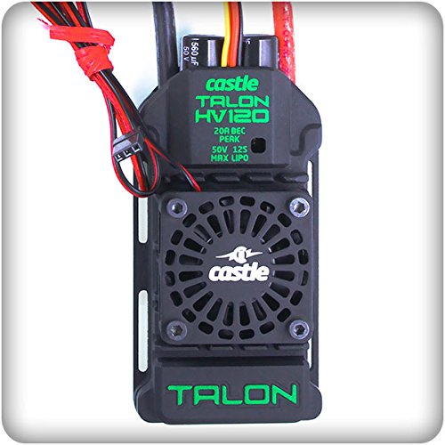 Castle Creations Talon 120HV, 120AMP, 12S MAX, Heavy Duty BEC, (CSE010-0131-00)