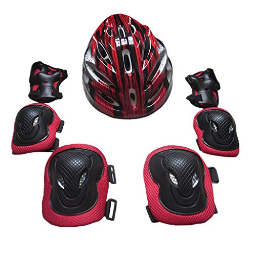 image for Homyl Adults Protective Gear Set Knee Pads Elbow Pads Hands Pads Helme