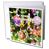 Florene Holiday Graphic - Christmas Fish n Holiday Wishes - 6 Greeting Cards with envelopes (gc_61914_1)