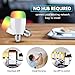 Smart Wifi Bulb, Work with Alexa and Google Assistant, App Controlled Dimmable, Color Changing(16 Million Color Light Beads), Wake Up, Lights - 6W(60 Watts Equivalent) E26/E27 - NO Hub Required