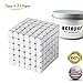 actoper Magnetic Cube 3mm 216pcs Magnets Blocks Multi-Use Square Cube Magnets Toy Stress Relief Toys for Kids (Silver)