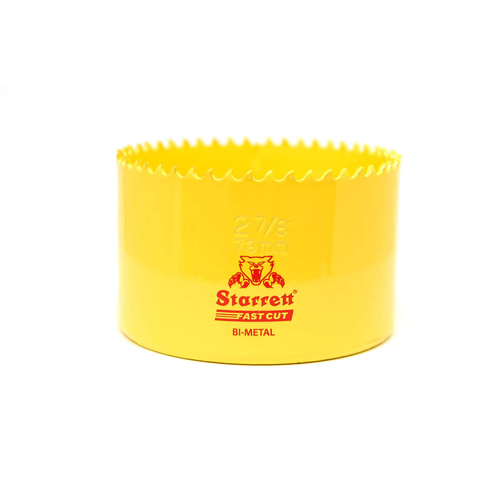 Starrett HSS Bi-Metal Fast Cut Hole Saw - 73mm - For Metal, Wood, Plastics