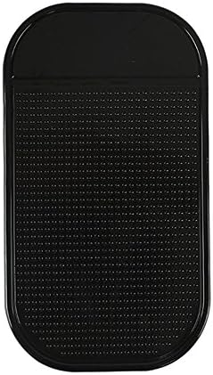 Anti-slip Car Dash Sticky Pads, VIMILOLO Heat Resistant Non-Slip Mats, (5.3 x 2.7 inch) , Reusable after Washing off Dust-3Pack (Black)
