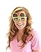 elope Flip Up Neon Hipster Costume Glasses for Teens and Adults - Multi, One Size
