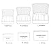 Itraveller 7 set Packing Cubes-3 travel Cubes 3 Bags 1 Shoe Bag (Navy point)