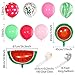 Gejoy Watermelon Balloon Garland Arch Kit Watermelon Foil Balloons with Watermelon Balloons for Watermelon Party Decoration Birthday Party Supplies