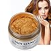 SUNSENT Unisex DIY Matte Hairstyle Pomade,Washable Gold Hair Paint Wax For Party, Cosplay,Club,Halloween (4.23 oz)