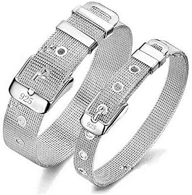 MUATE Charms bracelet watch Strap Bracelets and bangles for women 925 sterling silver jewelry woman Bileklik Pulseira feminine Bracelets