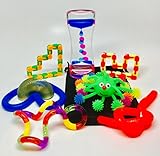 RELAX RENEW RELEASE Portable Fidget Toy Sensory Stimulation Bundle (8 items) + 1 Bonus Item