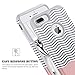 BENTOBEN Shockproof Slim Anti-Scratch Dual Layer Hybrid Hard PC Cover Soft Silicone Bumper Stripe Wave Protective Phone Case for iPhone 8 Plus/iPhone 7 Plus Rose Gold/Gray