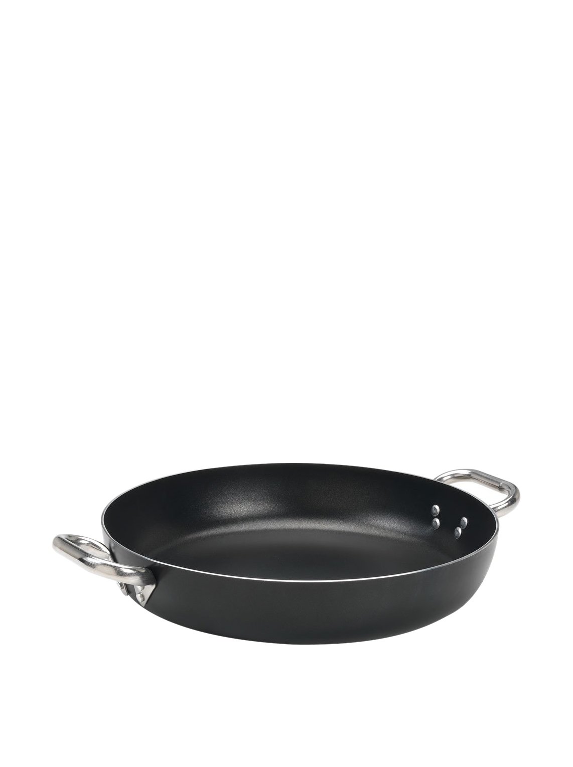 Pentole Agnelli Aluminium Black 3 Mm. Crystal Omelette Pan With 1 Handle, Diameter 24 Cm.
