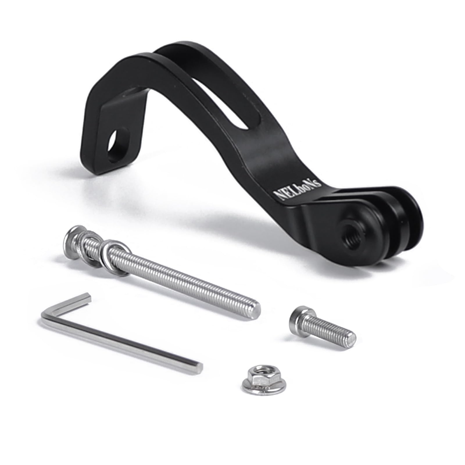 NELboNs Out-Front Bicycle Light Mount Bracket Compatible with Brom pton Folding Bikes Road Cycling Part Fork Mount for Bike Lights Holder