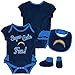 Outerstuff NFL Baby-Girls Newborn & Infant Mini Trifecta Bodysuit, Bib, Bootie Set