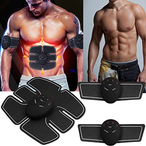 image for VEBE Muscle Toner Abdominal Toning Belt Workouts Fitness Portable AB M