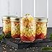 Bormioli Quattro Stagioni Wide Mouth Mason Jars 10 ¾ Ounce Glass Jar with Metal Airtight Lid Canning Jar for Jam, Jelly, Honey, Great Pickling, Preserving, Meal Prep, Food Storage, Salad Jar (12 Pack)