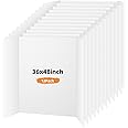 Somime 12 Pack Trifold Poster Board, 36x48 Inches White Presentation Board, Portable Display Board for Science Fair, School DIY Project and Business Exhibitions