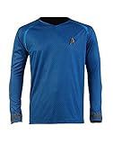 Cosparts Into Darkness Spock Blue Man's Uniform T-shirt