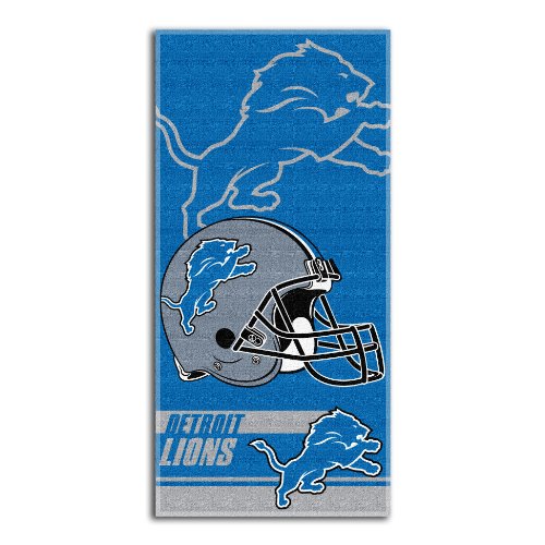The Northwest Company NFL Detroit Lions Double Covered Beach Towel, 28 x 58-Inch