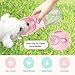 Tabpole Dog Water Bottle, Portable Pet Cat Dog Water Dispenser Antibacterial Food Grade Leak Proof Water Bowl for Outdoor Travel Drinking Cup - BPA Free, 350ml Big Trough (Pink)