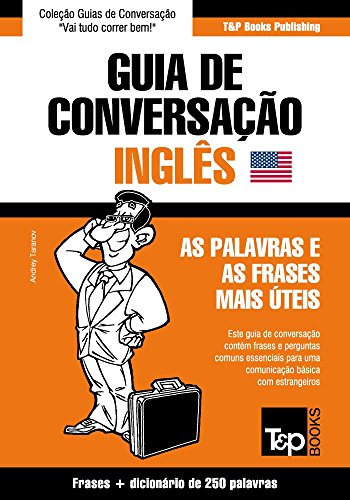 Livro Guia de Conversação Português Inglês e mini dicionário 250 palavras