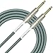 KIRLIN Cable IWB-201PFG-20/OL 20-Feet 1/4-Inch Straight Premium Plus Instrument Cable, Olive Green Tweed Woven Jacket