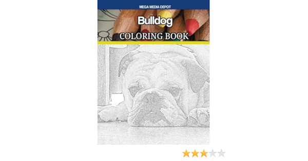 Amazon Com Bulldog Coloring Book 9781546956990 Depot Mega Media Books