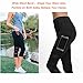 Joyshaper Capri Leggings for Women High Waisted Workout Compression Black Yoga Pants Girls Cropped Tights(Black Capris, S)
