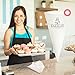 BakeLux 16-Inch Piping Bags (3 Pack) - Commercial Grade Reusable Cotton Icing Pastry Bags