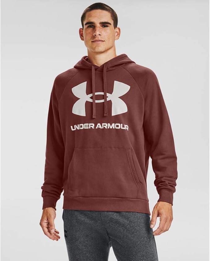 under armour hoodie men cyan